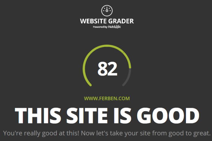 Web site grader Ferben